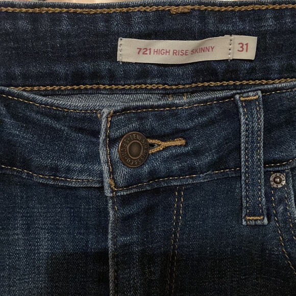 Womens Levi’s 725 High Rise Skinny Sz 31 - Picture 2 of 5
